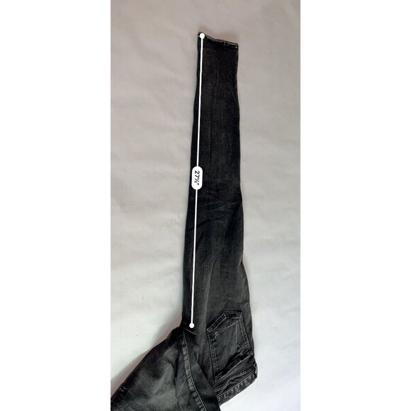 MOUSSY Vintage Lenwood Distressed Skinny Jeans in Black - Picture 4 of 6